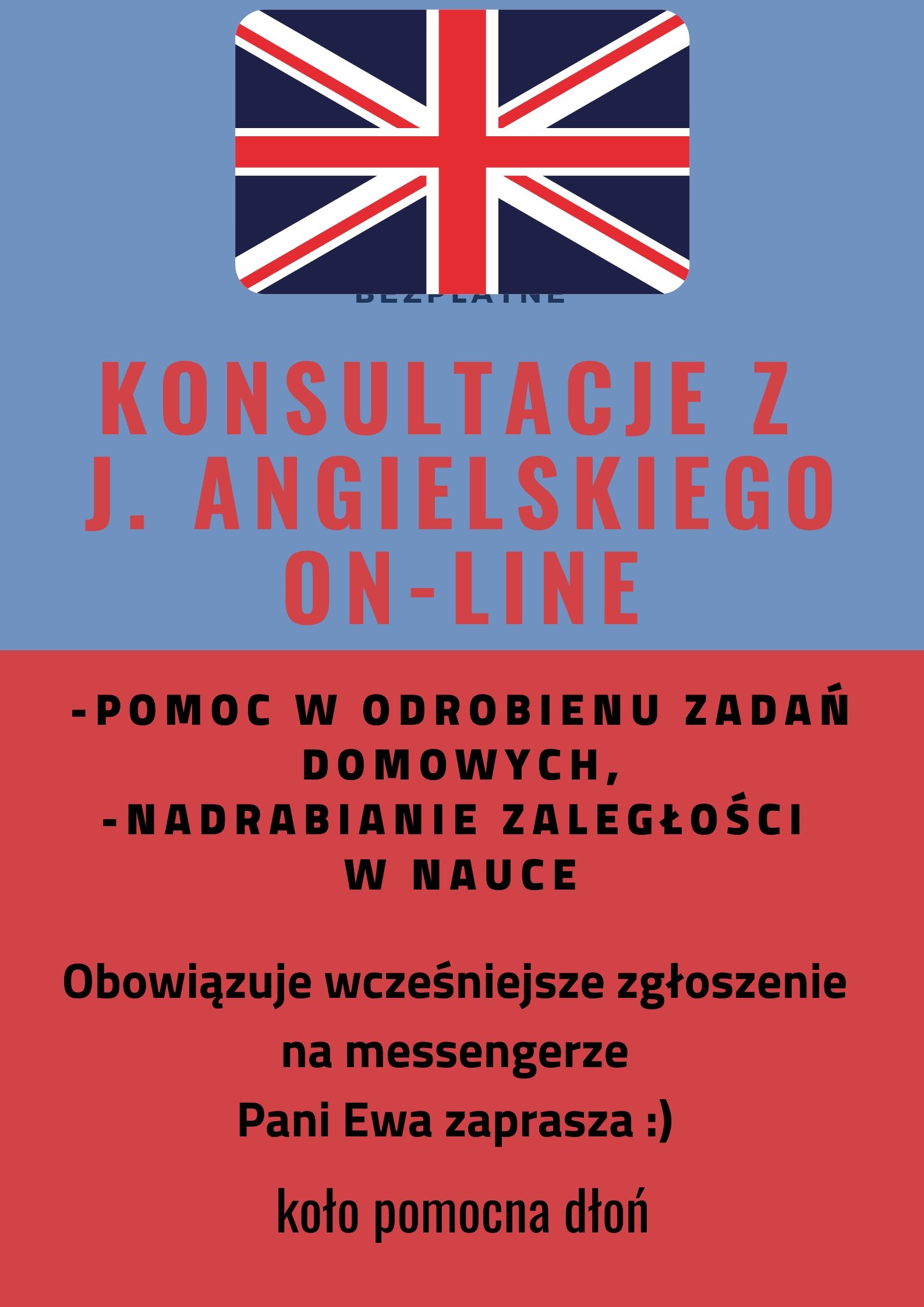 KOREPETYCJE Z ANGIELSKIEGO #zostanwdomu